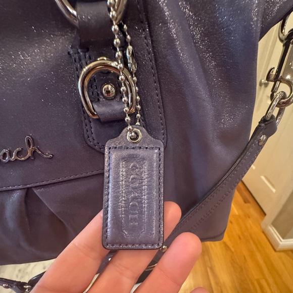 Coach - Medium Ashley Satchel - Subtle Purple Shimmer, 2011 F15445 - Picture 3 of 12